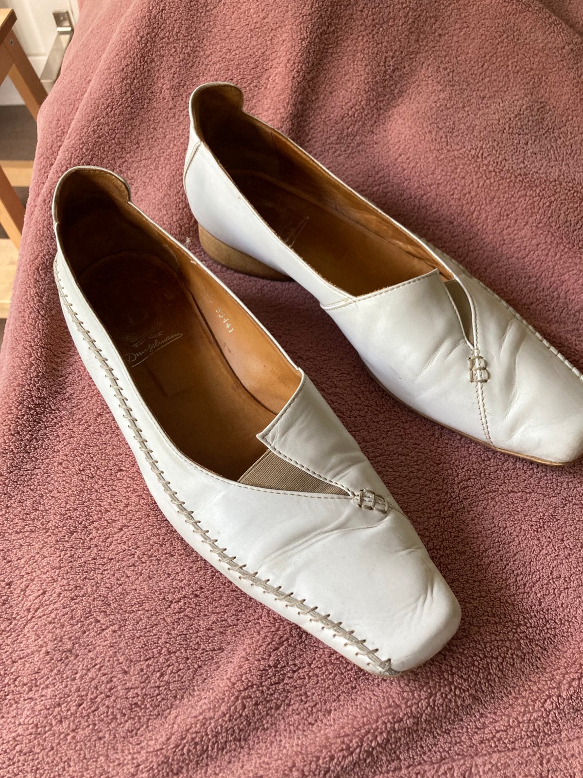 Witte flatjes, maat 42, Kleding | Dames, Wit, Gedragen, Sandalen of Muiltjes, Ophalen of Verzenden