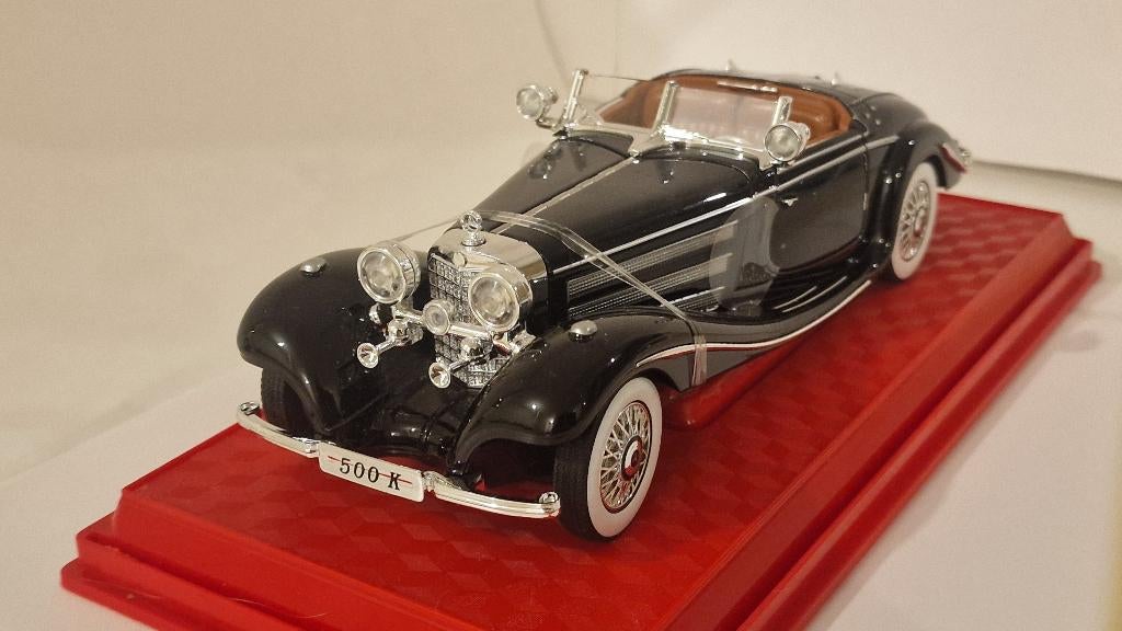 Mercedes-Benz 500K (W29) 1:24, Ophalen of Verzenden, Nieuw, Auto, Overige merken