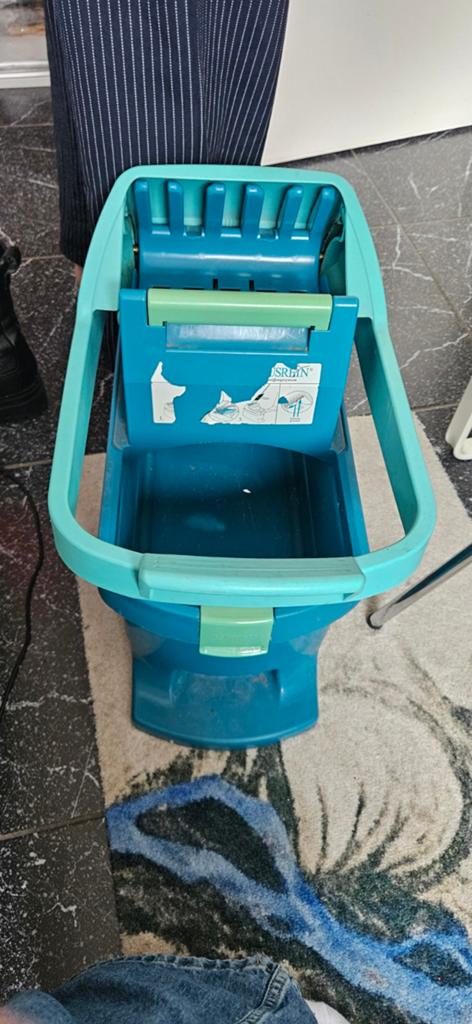 Leifheit Dweilemmer met pers - Turquoise, Ophalen