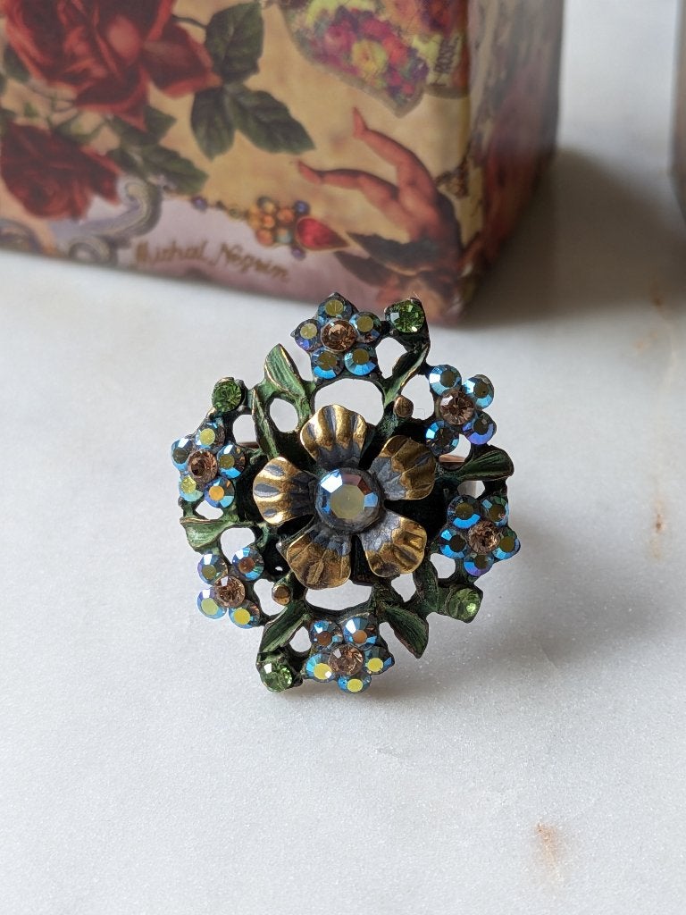 Vintage Michal Negrin verstelbare ring, Sieraden, Tassen en Uiterlijk, Overige materialen, Ophalen of Verzenden, Zo goed als nieuw