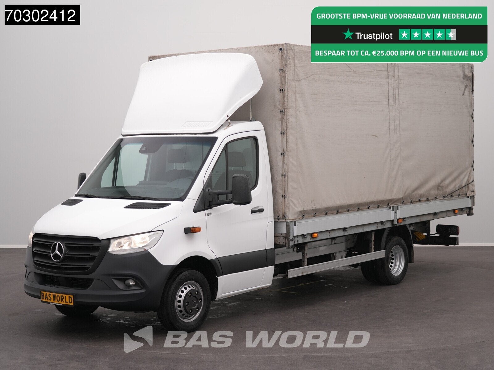 Mercedes Sprinter 519 CDI 3.0L V6 190PK Automaat Bakwagen Sc, Auto's, Bestelauto's, Automaat, Stof, Gebruikt, Euro 6