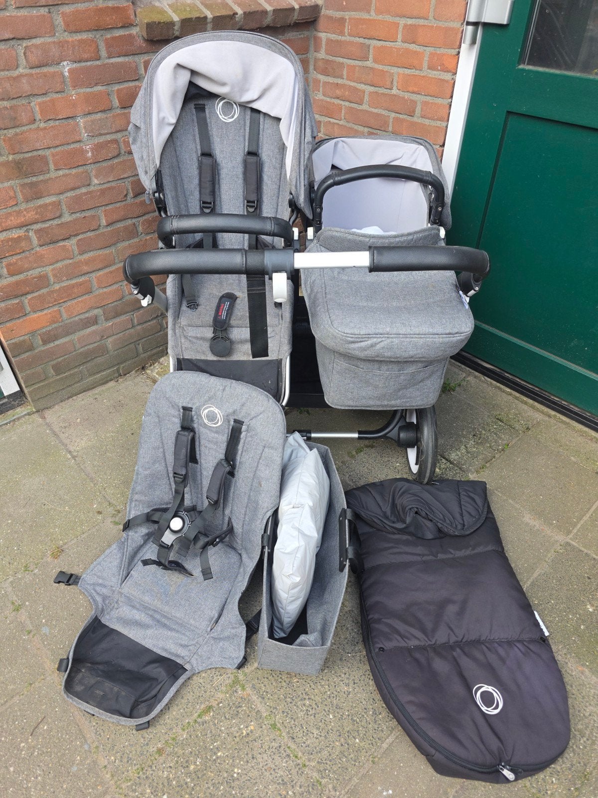 Bugaboo Donkey 3 duowagen, Ophalen, Gebruikt, Bugaboo, Combiwagen