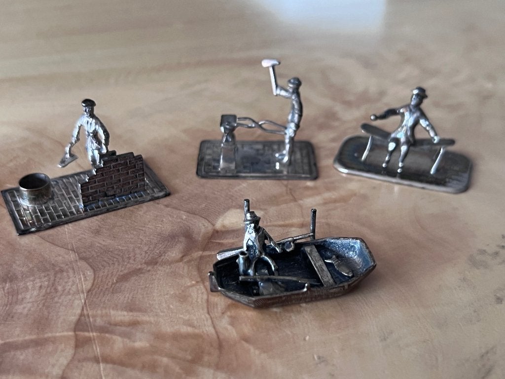 Zilveren miniaturen, Ophalen of Verzenden, Zilver