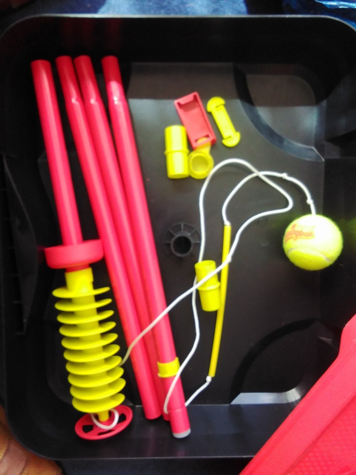 Mookie Swingball Tennis Set - Draagbaar zonder rackets, Ophalen, Gebruikt