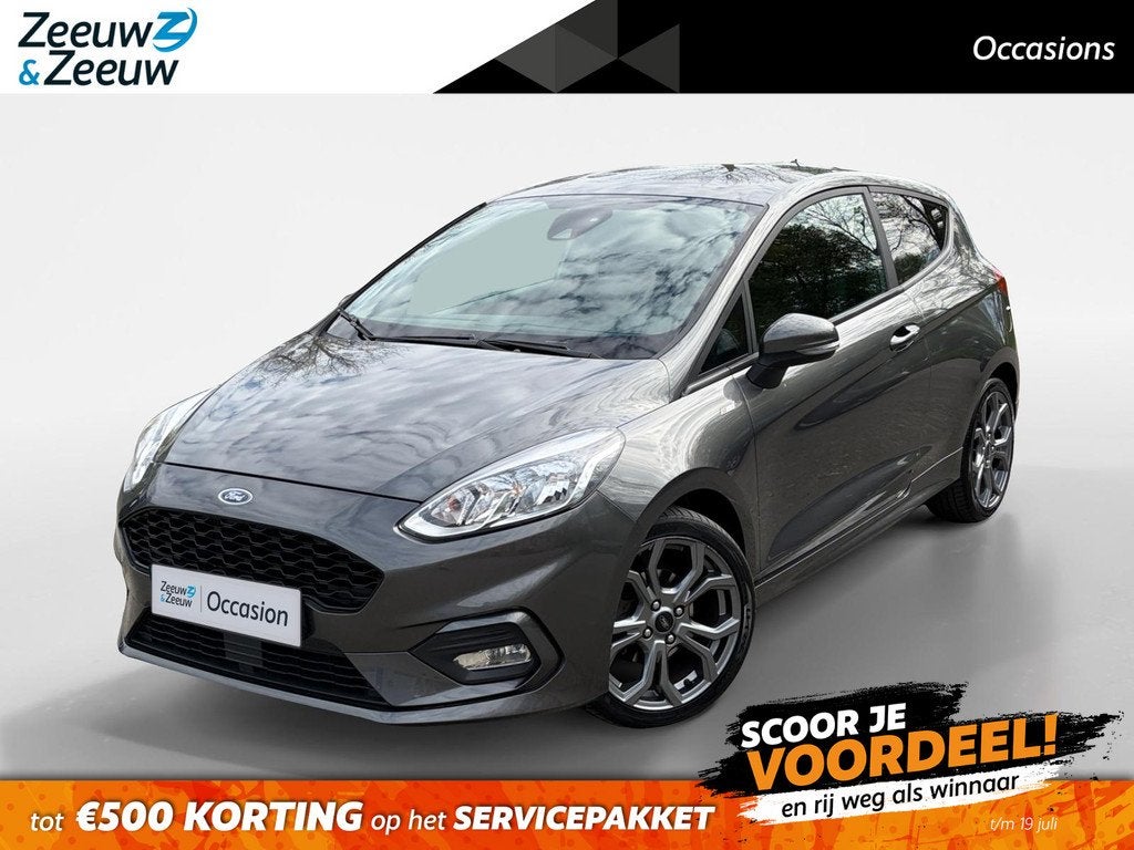 Ford Fiesta 1.0 EcoBoost ST-Line 125PK 3drs | 1e Eigenaar |, Auto's, Ford, Bedrijf, Te koop, Fiësta, ABS, Airbags, Airconditioning