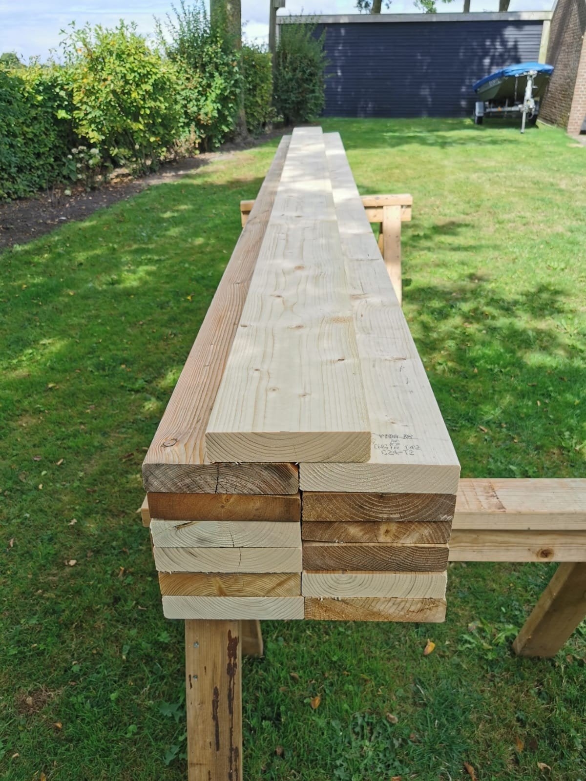 mooi partijtje SLS 38x170, Ophalen, 25 tot 50 mm, Plank, 300 cm of meer