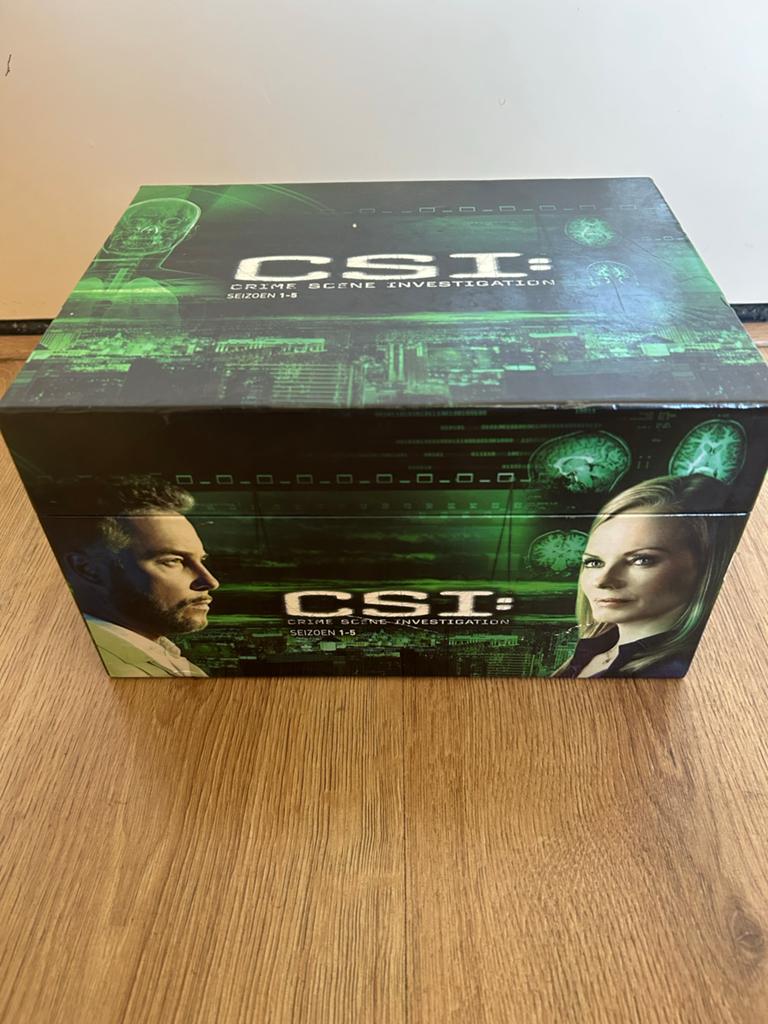 CSI: Crime Scene Investigation DVD Box Seizoen 1 t/m 5, Gebruikt, Boxset, Ophalen of Verzenden, Vanaf 12 jaar