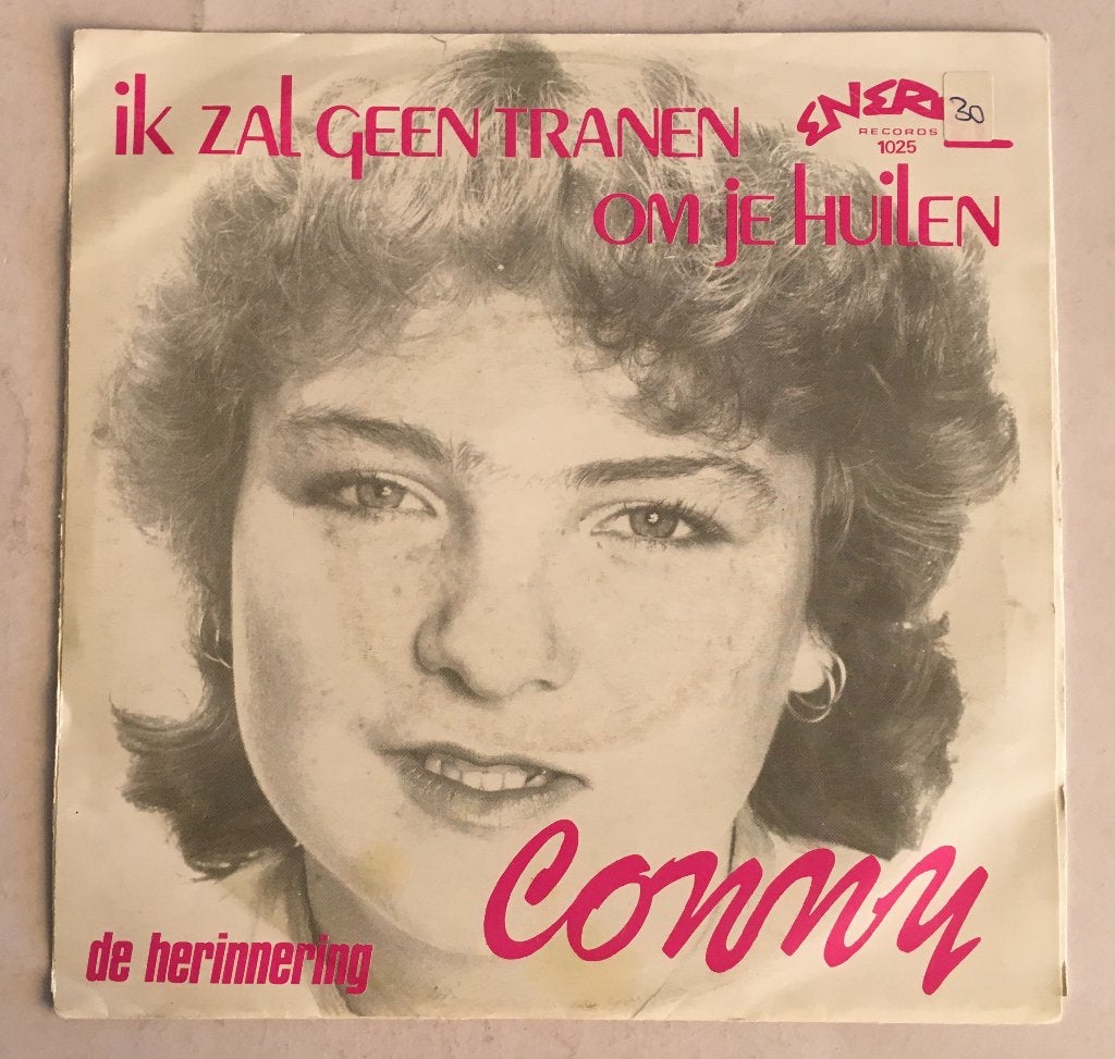 Conny Oomen – Ik Zal Geen Tranen Om Je Huilen, Fotohoes, 7 inch, Ophalen of Verzenden, Zo goed als nieuw