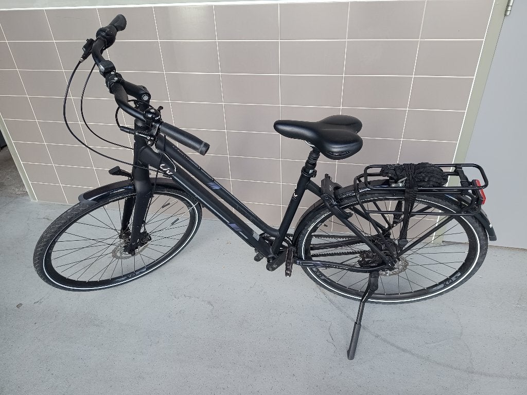 Dames Fiets Giant Live Allure Zwart Hoogte M Gebruikt, Ophalen, Gebruikt, 47 tot 50 cm, Versnellingen