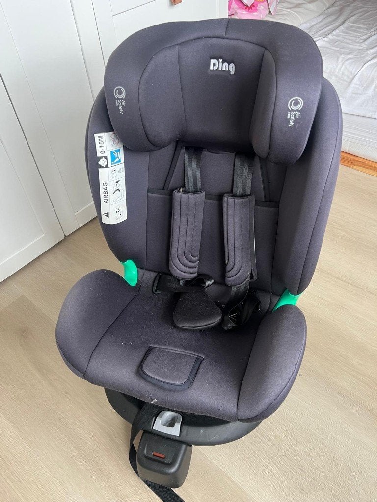Ding Narrow Black 360 i-Size autostoel 0-18 kg, 0 t/m 18 kg, Afneembare rugleuning, Zo goed als nieuw, Isofix