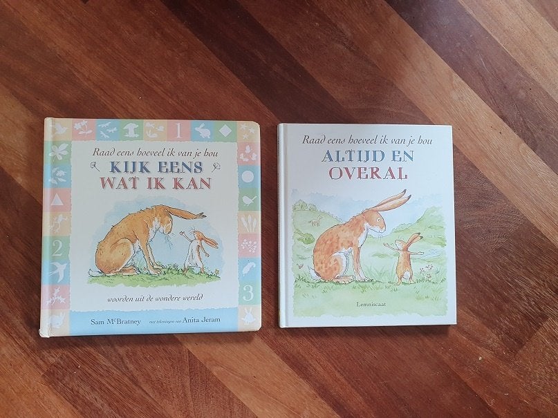 Raad eens hoeveel ik van je hou  en  Kijk eens wat ik kan, Ophalen of Verzenden, Zo goed als nieuw, Fictie algemeen