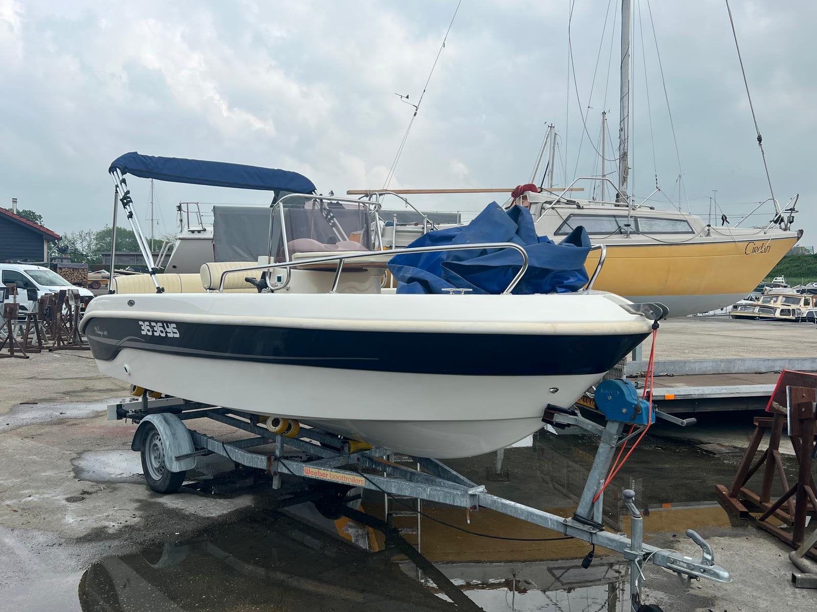 Navalplastica Beluga 490 – Mercury 50 PK 4-Stroke + Trailer!, Ophalen, Overige merken, Gebruikt, 5 m