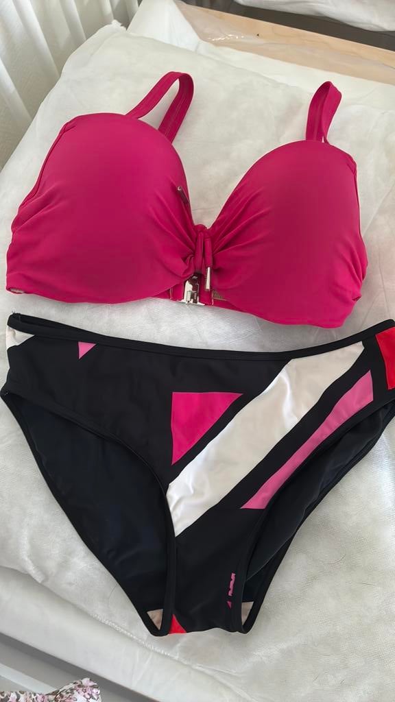 Bikini M Marlies Dekkers zwart roze, Ophalen of Verzenden, Zo goed als nieuw, Roze, Bikini