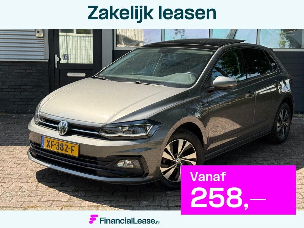 Volkswagen Polo R-Line Pano Beats Led Nederlands, Origineel Nederlands, Bedrijf, Handgeschakeld, Zilver of Grijs