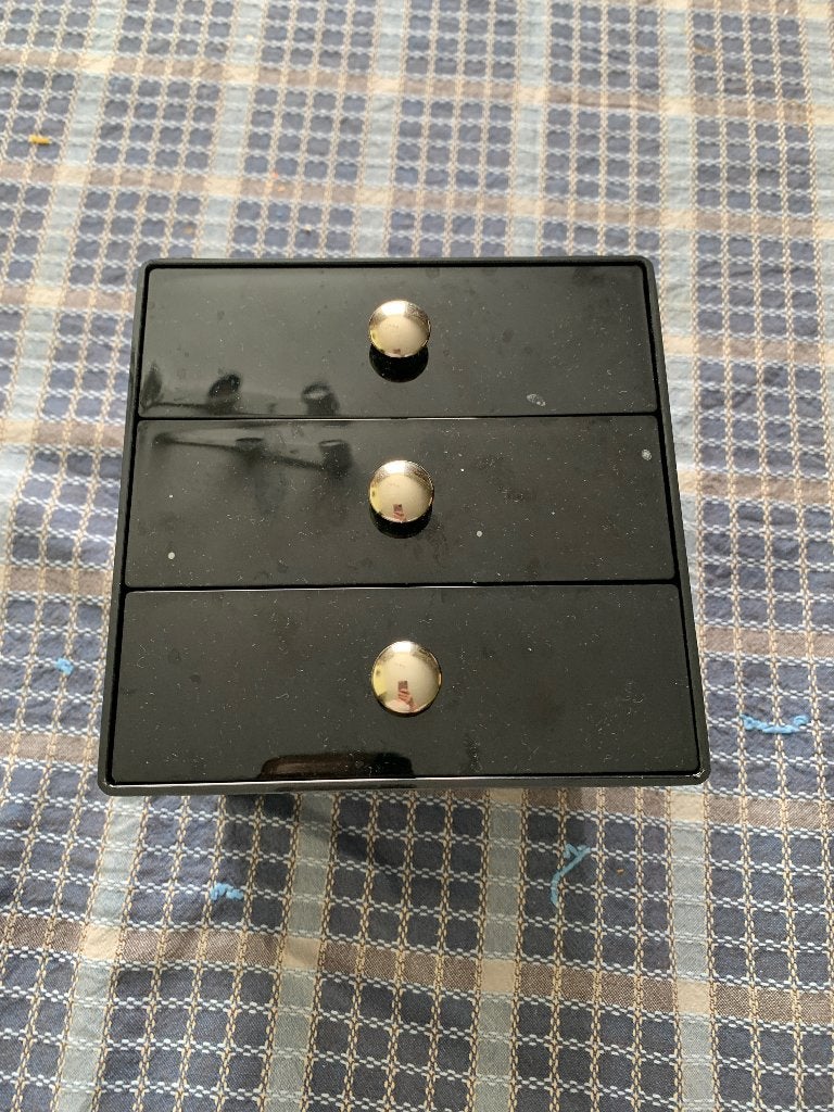 opbergboxen met lade, Huis en Inrichting, Woonaccessoires | Kisten, Gebruikt, Minder dan 50 cm, Ophalen of Verzenden, Minder dan 50 cm