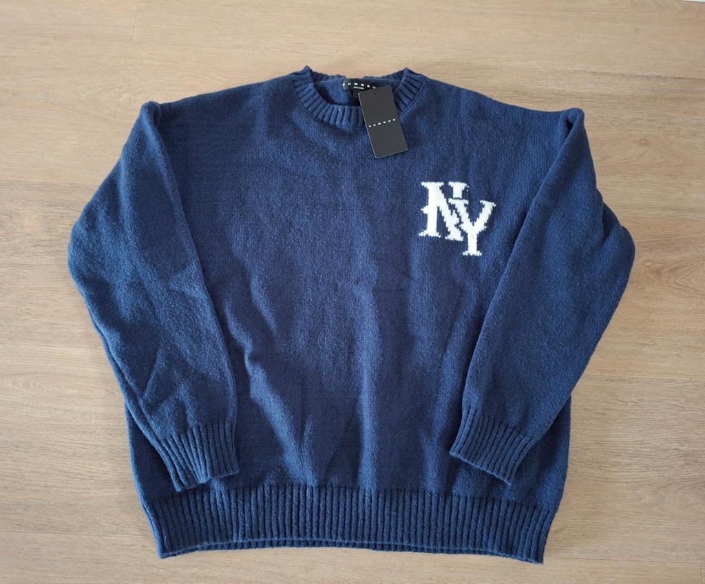 Blauwe Sumwon trui met 'NY' opdruk maat S, Blauw, Nieuw, Ophalen of Verzenden, Sumwon