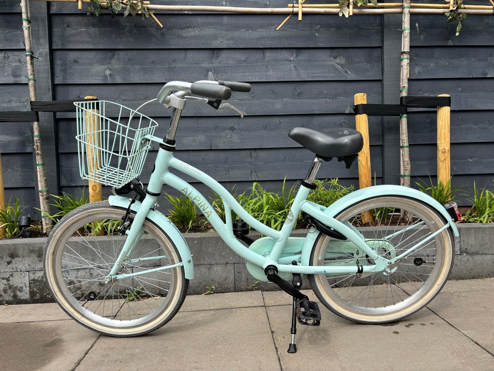 Alpina kinderfiets 20 inch, lichtblauw, gekocht in 2022, Ophalen, Gebruikt, 20 inch of meer