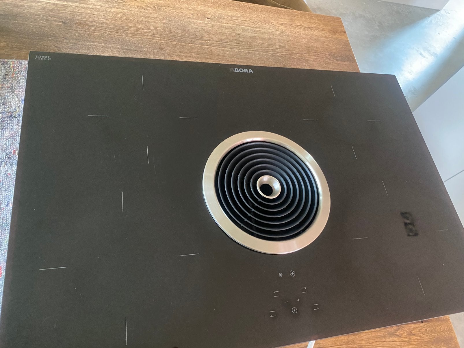 Bora Basic inductie kookplaat met kookveldafzuiging, Huis en Inrichting, Keuken | Keukenelementen, Gebruikt, Minder dan 100 cm
