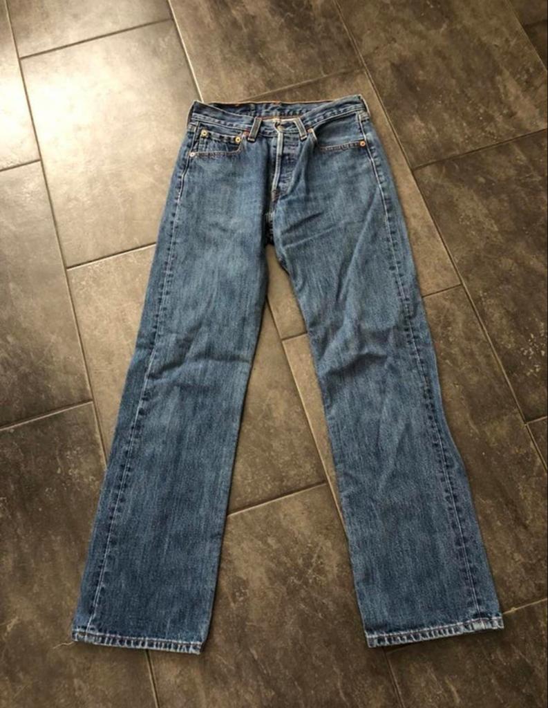 Levi's Strauss 501 Jeans W27 L30, Ophalen of Verzenden, Zo goed als nieuw, Blauw, W27 (confectie 34) of kleiner