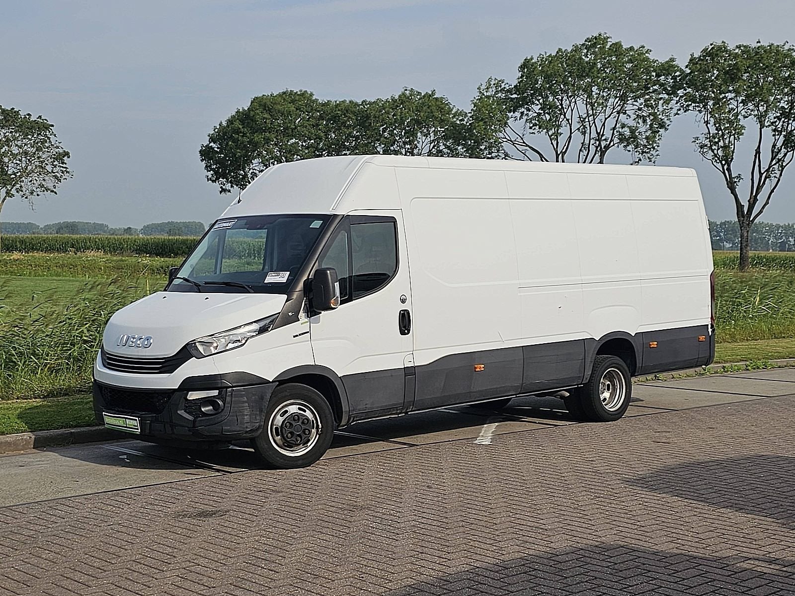 IVECO DAILY 35C16 dubbellucht maxi!, Auto's, Bestelauto's, Gebruikt, Euro 6, Iveco, Wit