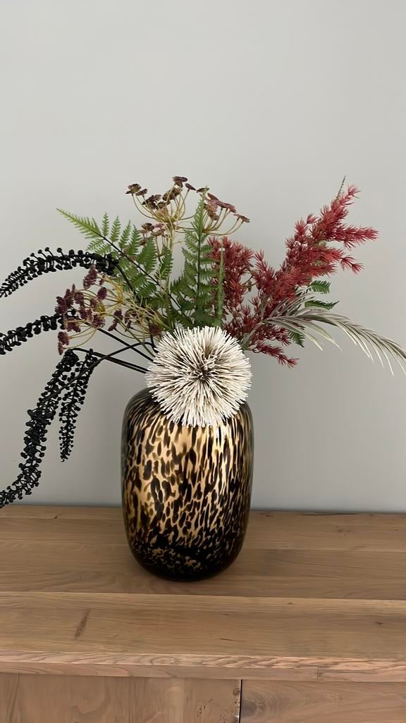 Chita vaas, Huis en Inrichting, Woonaccessoires | Vazen, Ophalen, Overige kleuren, Minder dan 50 cm, Glas
