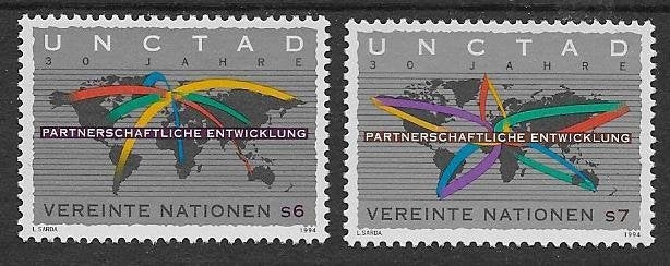 VN wenen 1994   UNTAD   176/77   (Pfr), Postzegels en Munten, Ophalen of Verzenden, Overige landen