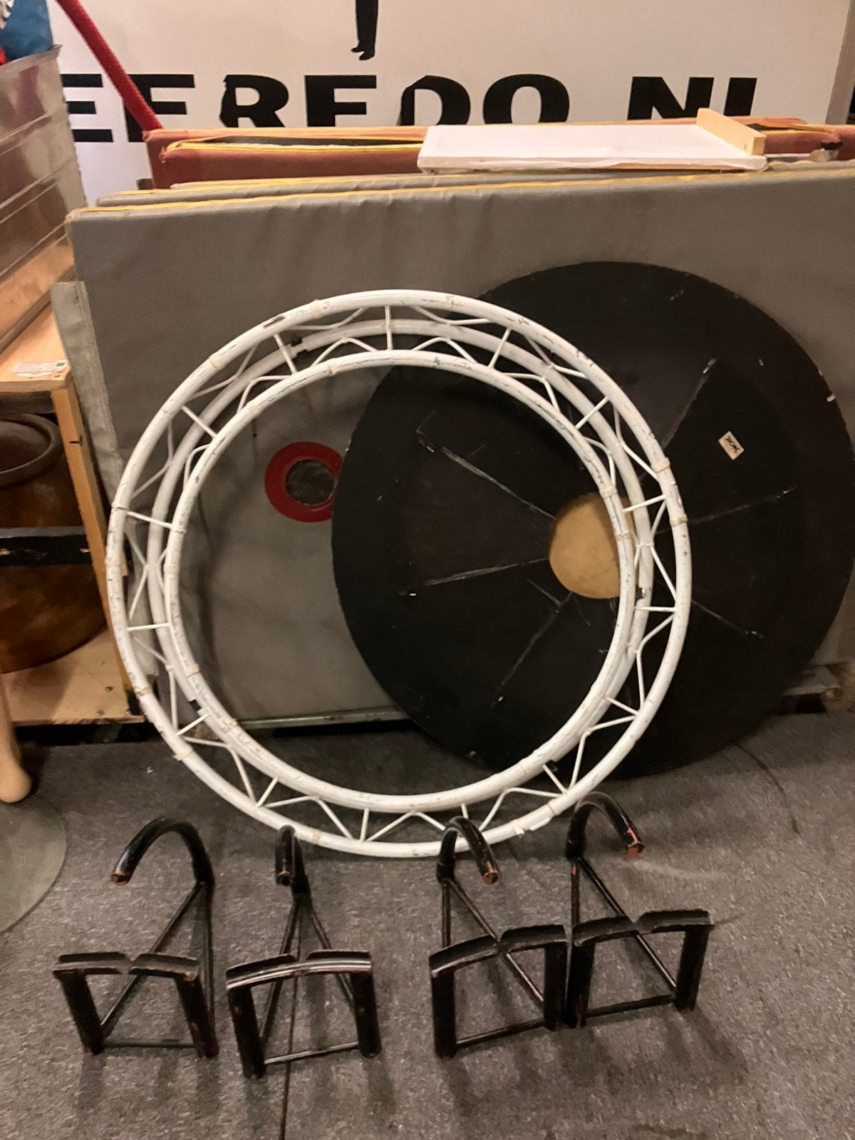 6 delige mini podium/ tapdans podium, Ophalen, Gebruikt