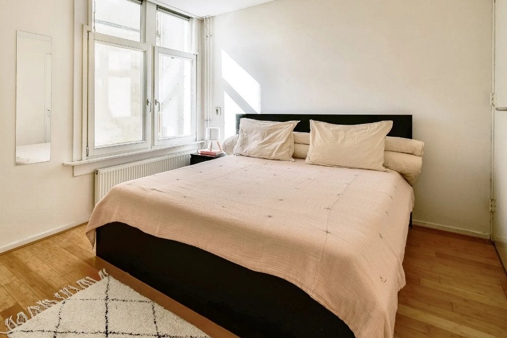 GRATIS Bedframe en matras, Ophalen, Gebruikt, Zwart, Tweepersoons