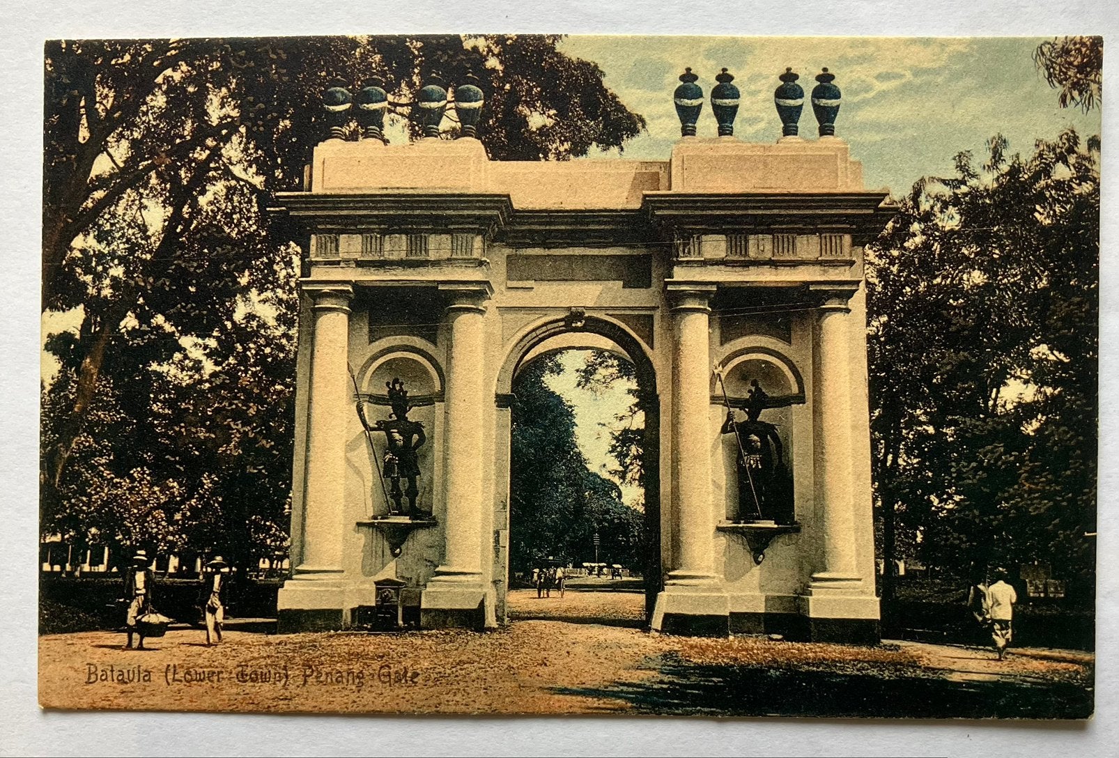 Batavia lower town Penang Gale vml Nederlands Indië, Verzenden, 1920 tot 1940, Ongelopen, Buiten Europa