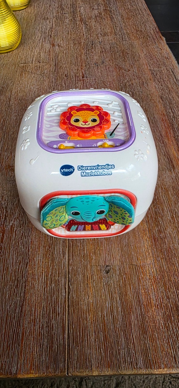 vtech dierenvriendjes muziekkubus, Ophalen of Verzenden, Zo goed als nieuw, 6 maanden tot 2 jaar
