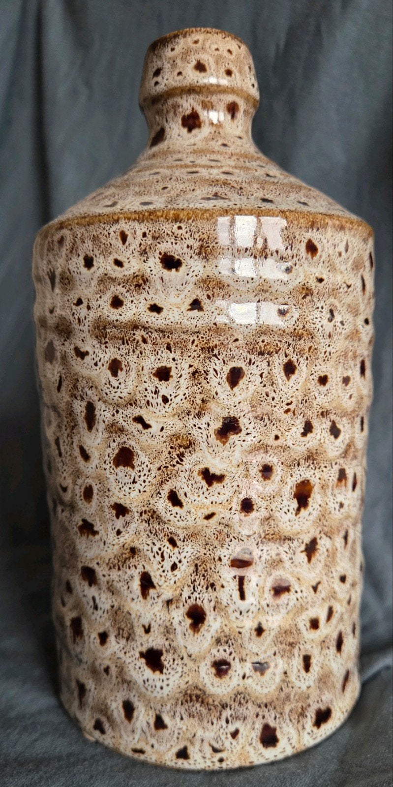 vintage vaasje., Ophalen of Verzenden, Nieuw, Beige