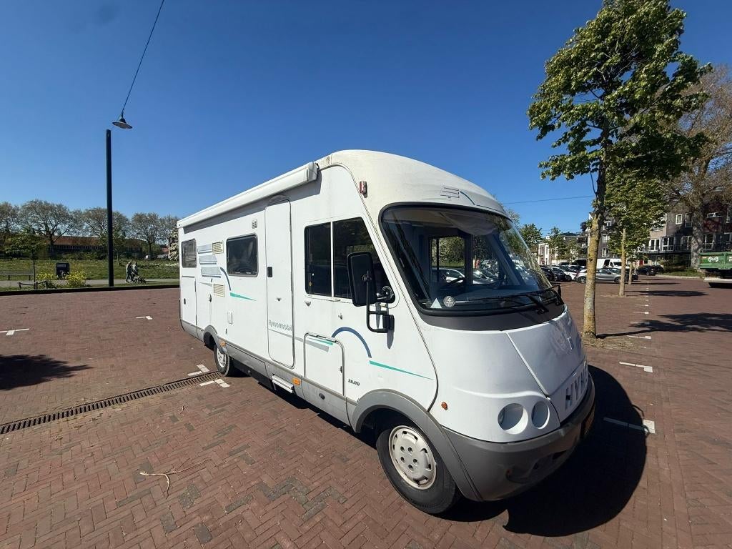 Hymer B 644  6 pers camper // XXL Garage en nog veel meer, Caravans en Kamperen, Integraal, Ringverwarming, Fiat, Hymer
