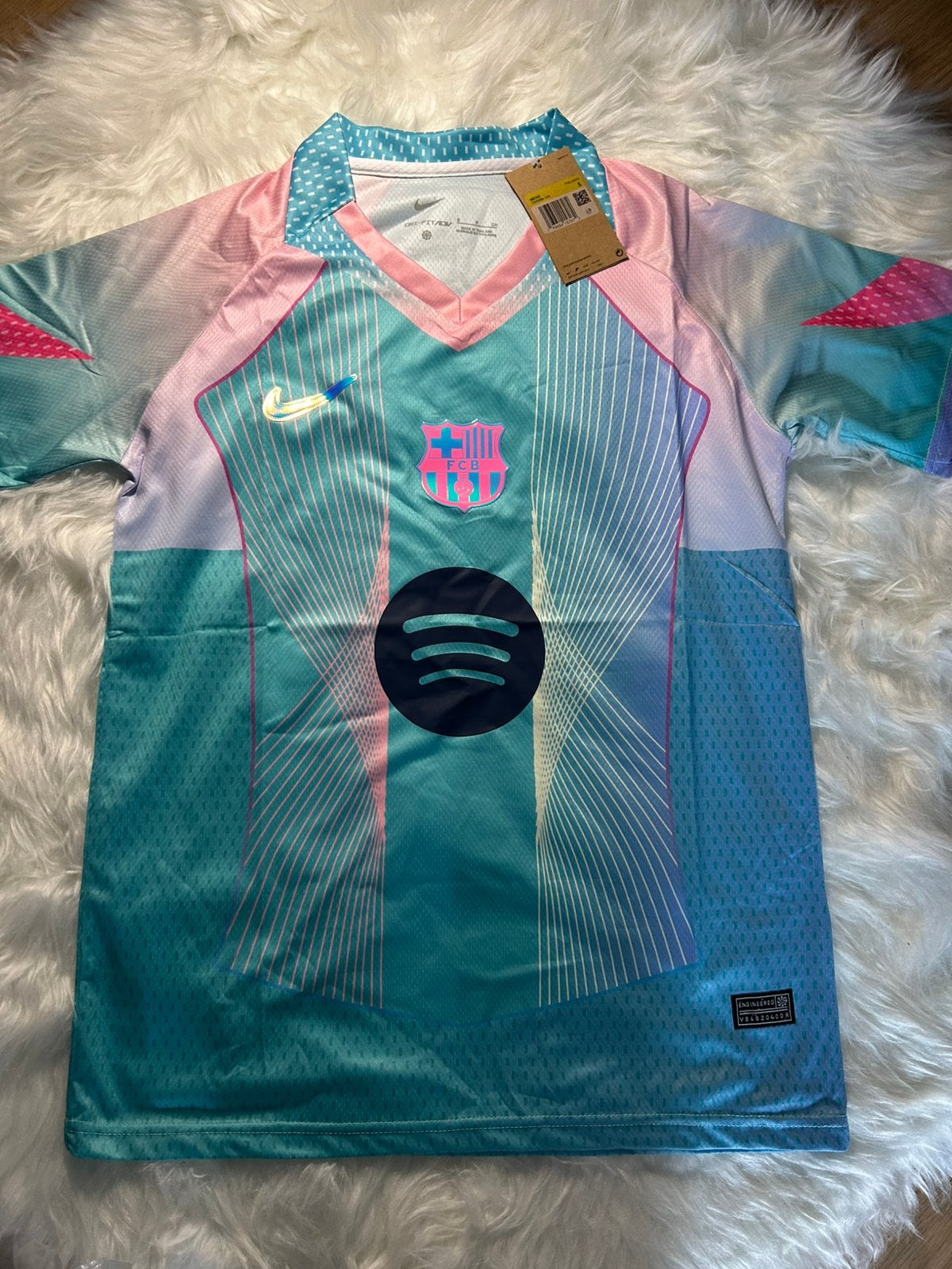 Barcelona special ed blauw maat S, Shirt, Nieuw, Ophalen of Verzenden, Maat S