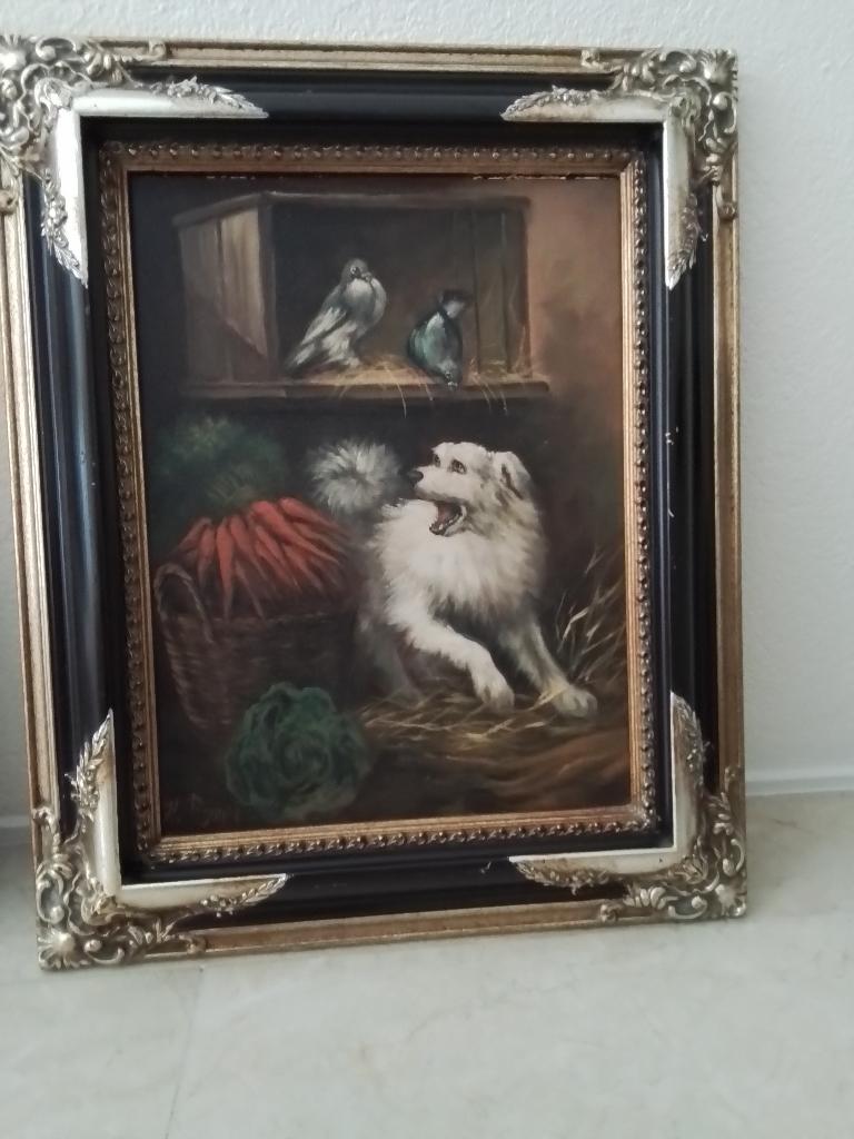 2 schilderijen, Ophalen