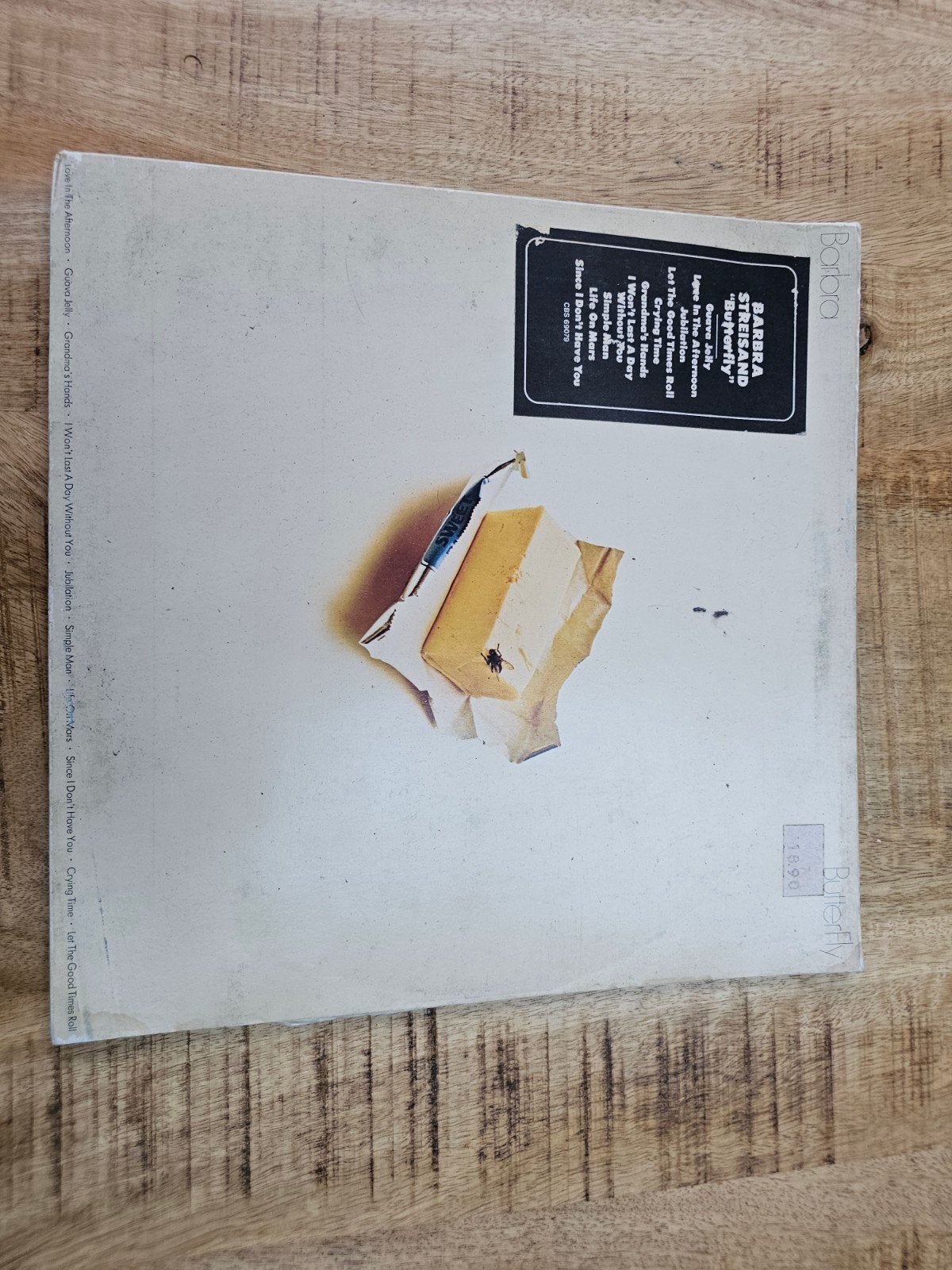 Barbra Streisand - Butterfly LP (1974), LP, Gebruikt, Pop, Ophalen of Verzenden