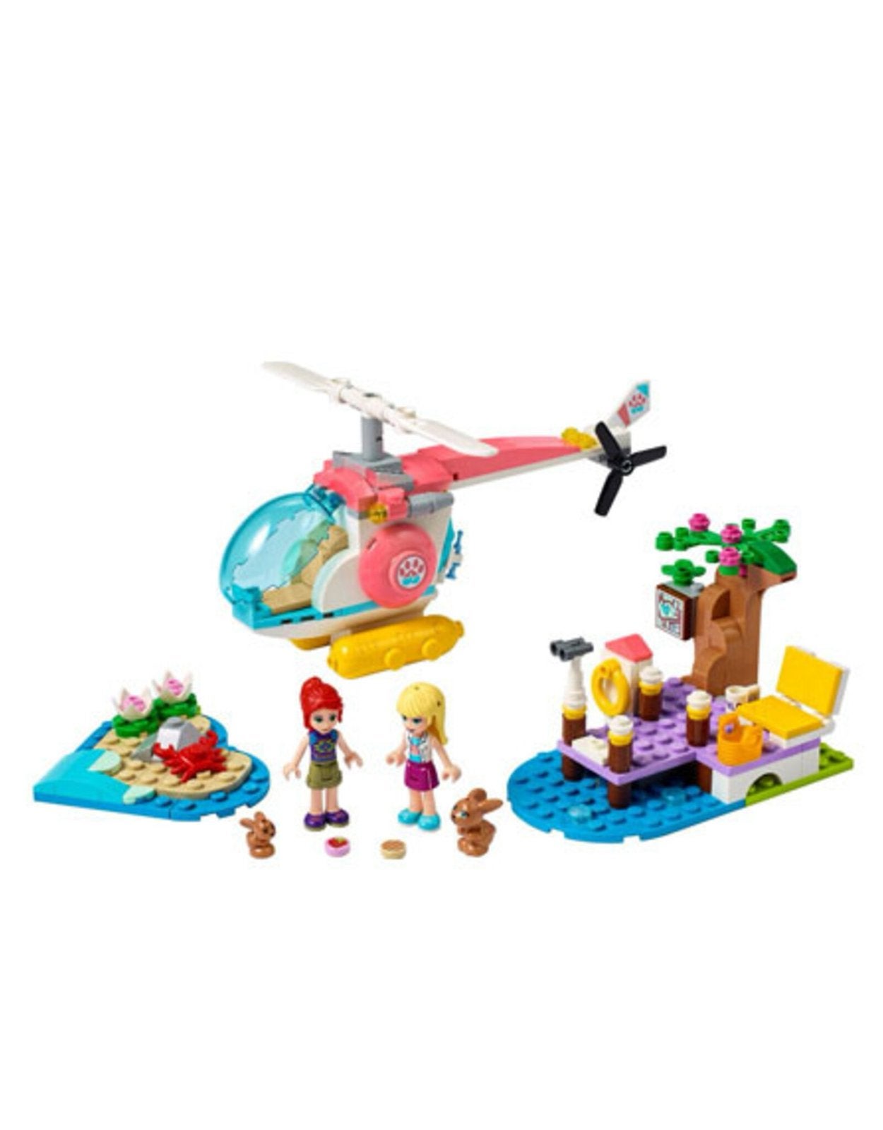 Lego Friends Dierenkliniek Reddingshelikopter 41692, Ophalen of Verzenden, Complete set, Lego