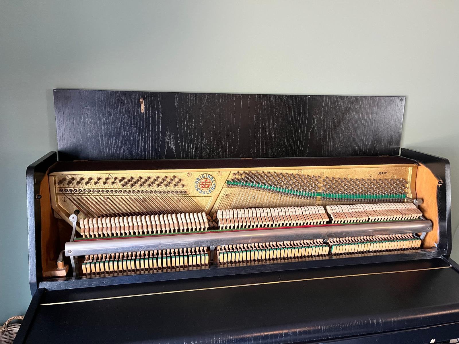 Piano Rossler, Ophalen, Gebruikt, Zwart, Piano