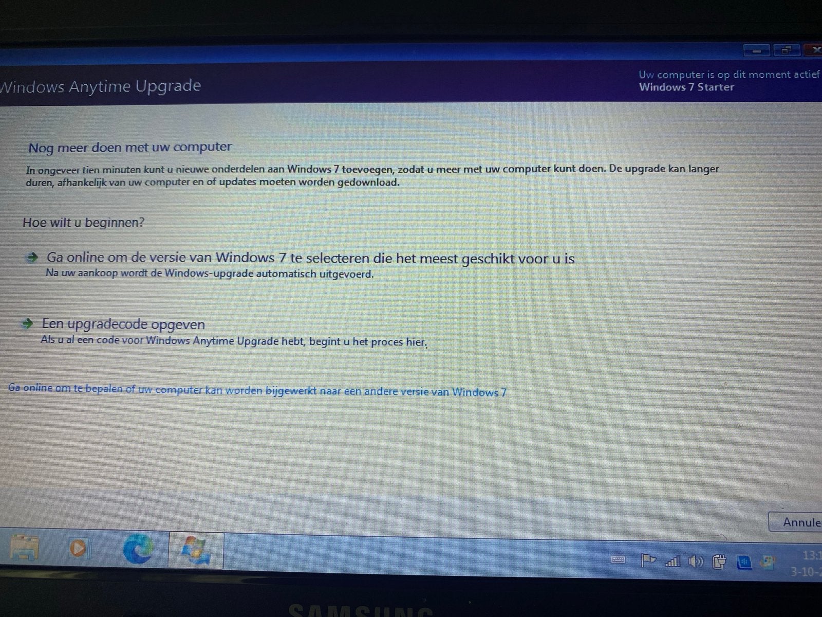 Samsung N145 plus, Computers en Software, Ophalen, Gebruikt, HDD, Minder dan 4 GB