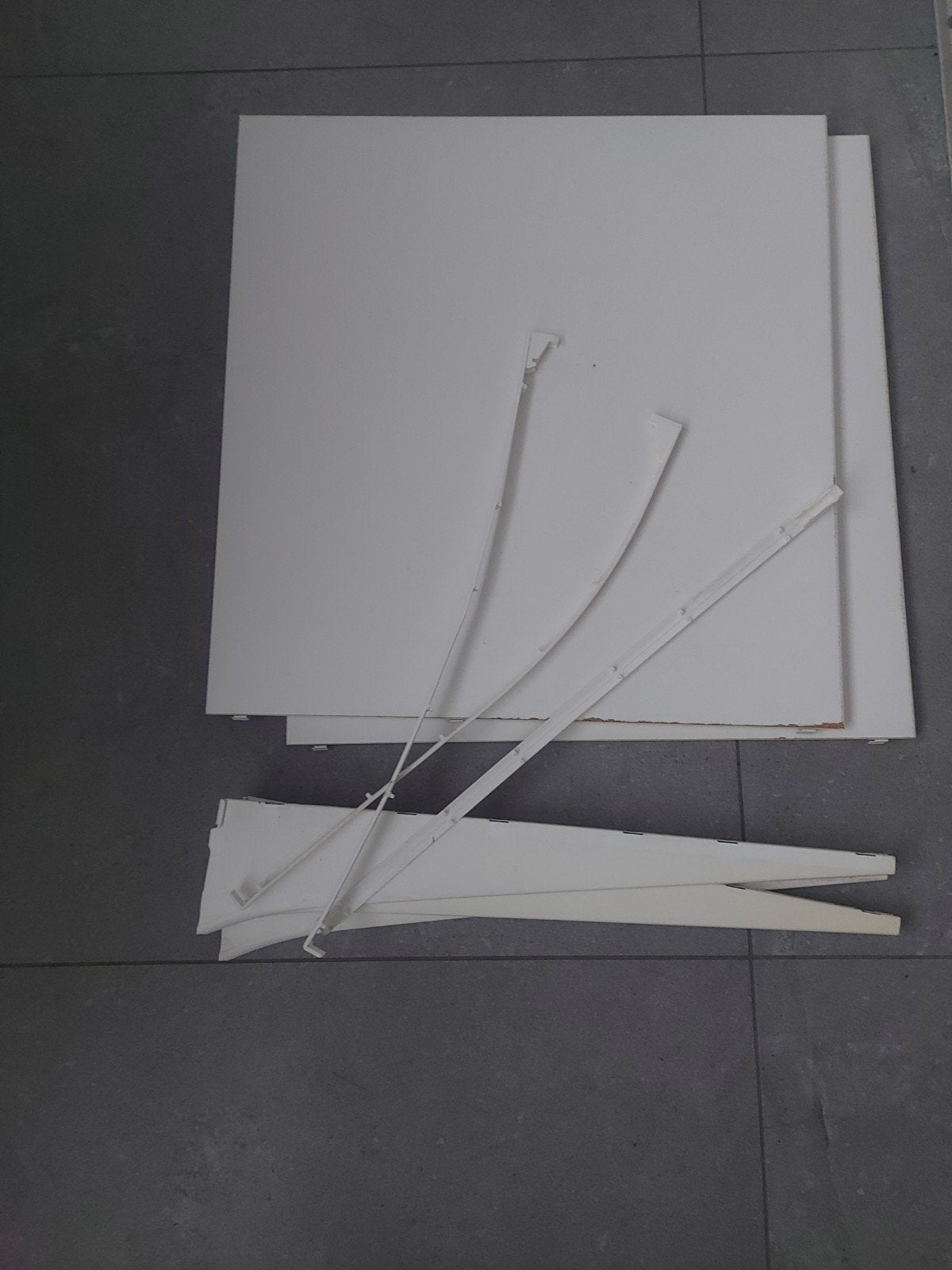 IKEA ALGOT plankjes en beugels, Ophalen, Gebruikt