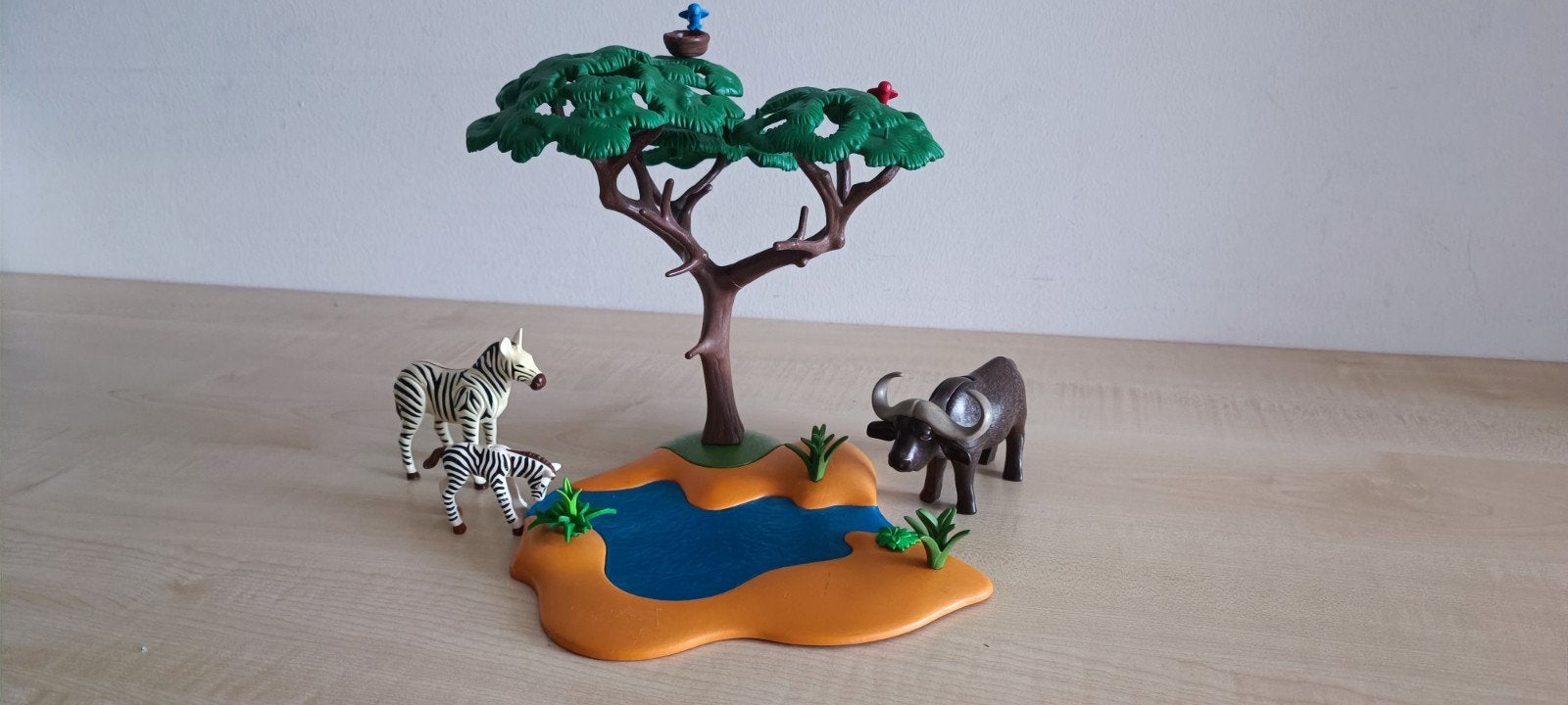 Playmobil Wildlife Set 4828 - Zebra's en Buffel, Kinderen en Baby's, Speelgoed | Playmobil, Wild life, Gebruikt, Complete set