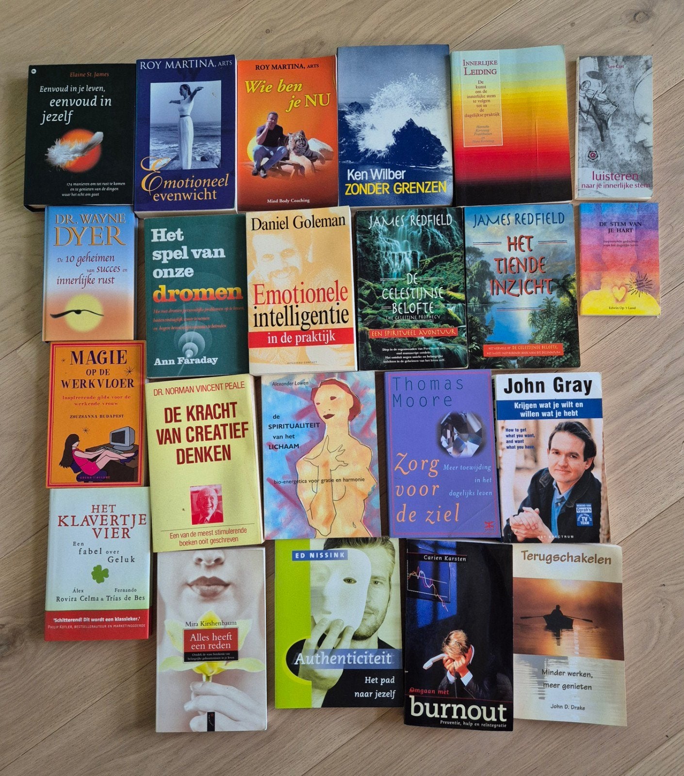 22 zelfhulp boeken, Ophalen