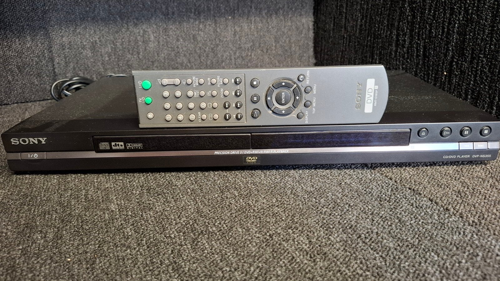 Sony DVP-NS355 CD/DVD-speler met afstandsbediening, Ophalen of Verzenden, Gebruikt, Dvd-speler, Sony