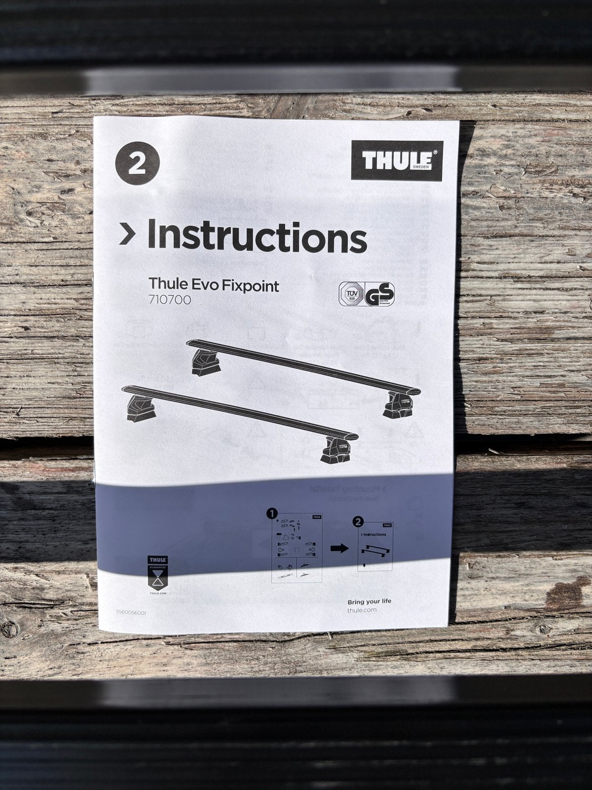 Thule dakdragers, fixpoint compleet met kitset, Ophalen, Nieuw