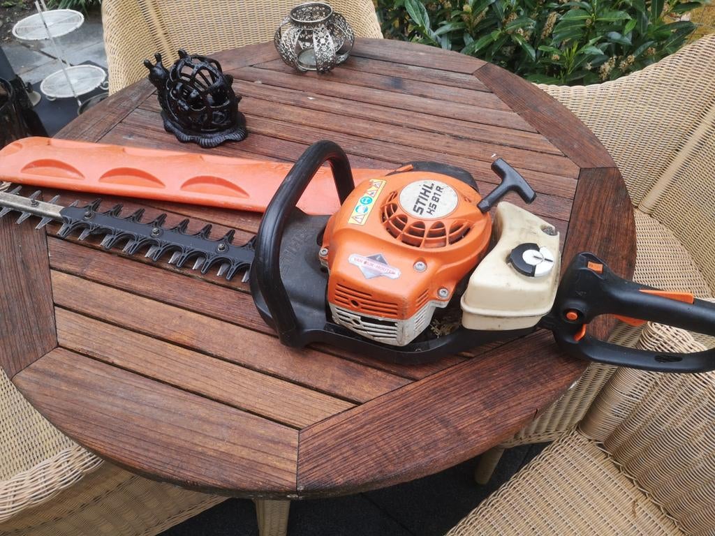 Stihl motor heggeschaar, Tuin en Terras, Ophalen, Gebruikt, Benzine