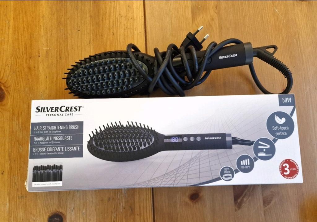 silvercrest haar straightener borstel nieuw, Ophalen of Verzenden, Nieuw, Krultang of Stijltang