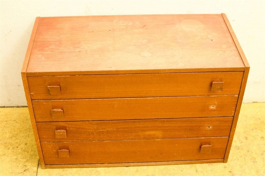 Houten ladekast 50257, Huis en Inrichting, Gebruikt, Minder dan 100 cm, 25 tot 50 cm, 50 tot 100 cm