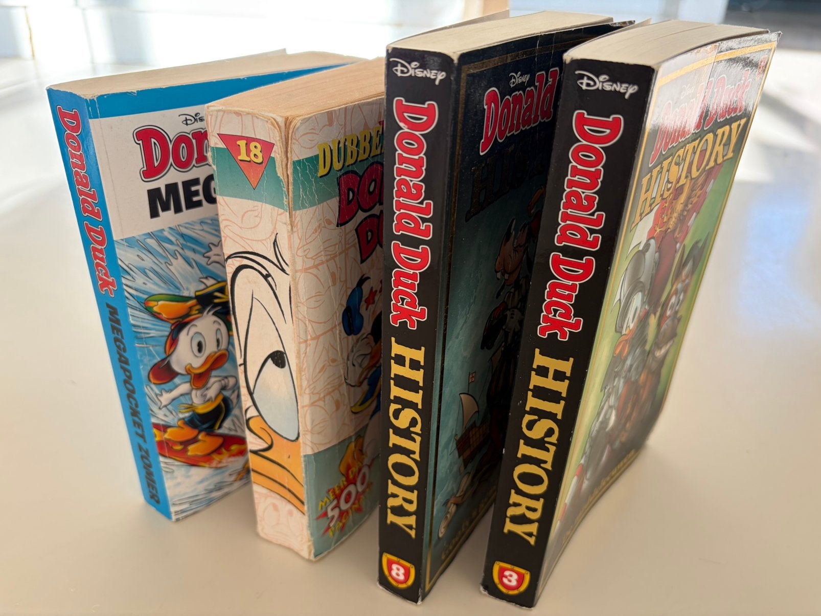 Donald Duck Pocket, Mega, Dubbelpocket, History, etc.., Meerdere comics, Ophalen of Verzenden, Zo goed als nieuw, Europa
