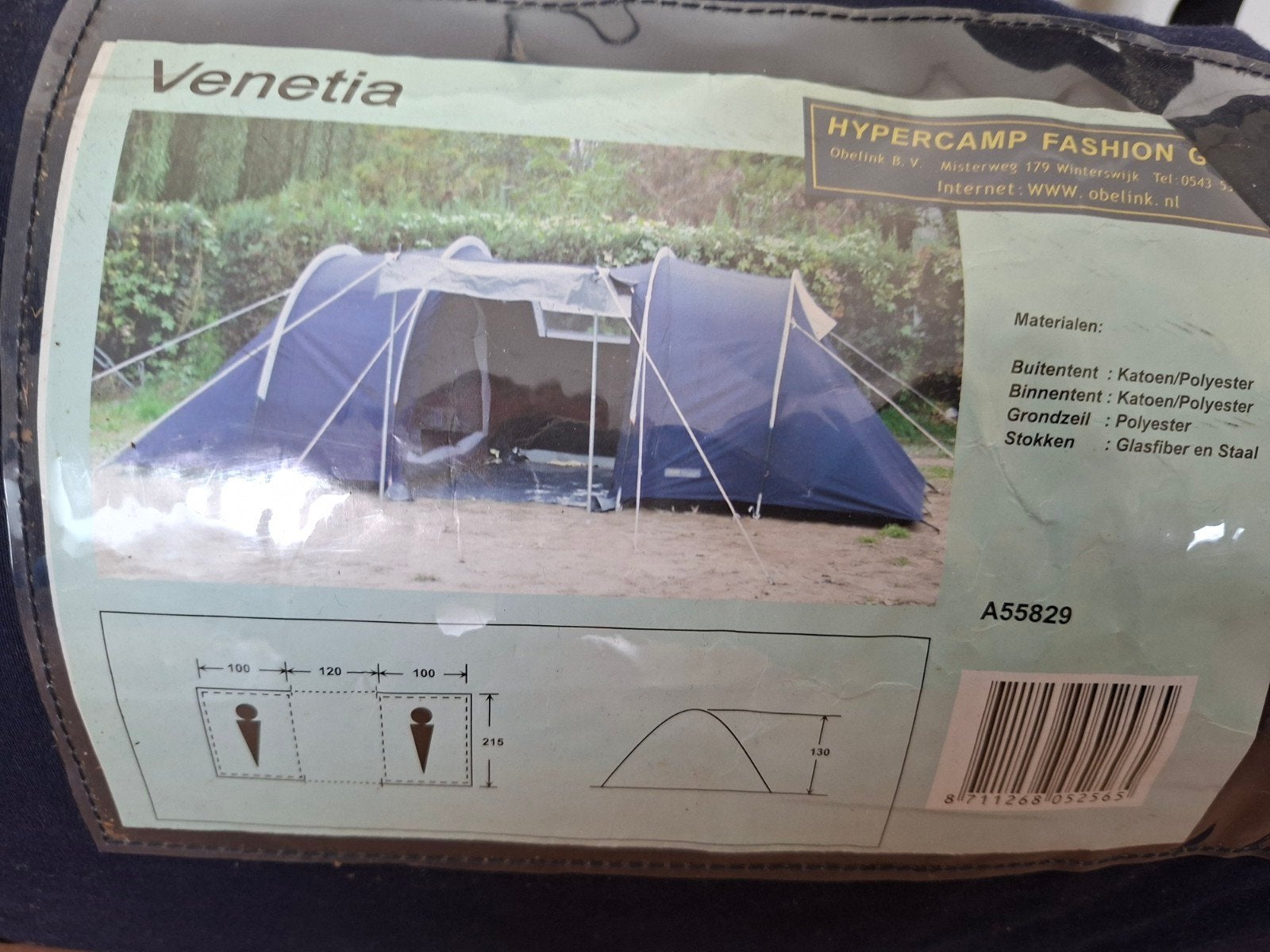 Hypercamp Venetia, Ophalen