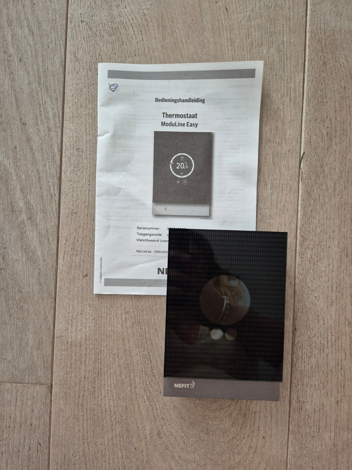 Nieuw Nefit ModuLine Easy Slimme Thermostaat, Doe-het-zelf en Verbouw, Thermostaten, Ophalen of Verzenden, Slimme thermostaat