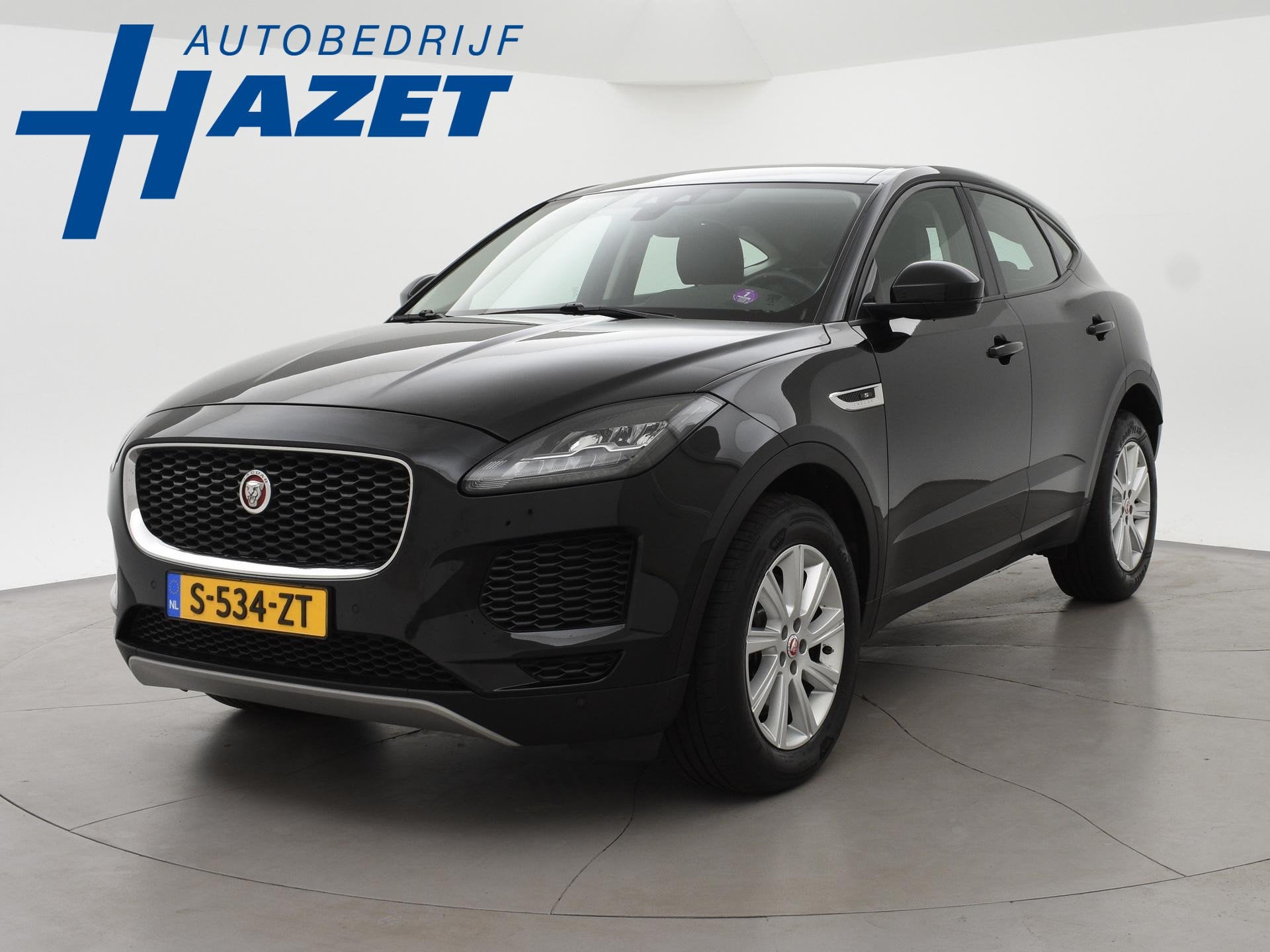 Jaguar E-PACE 2.0 P200 AWD S + CARPLAY | AFN. TREKHAAK | STA, Auto's, 4 cilinders, Zwart, Leder, Bedrijf